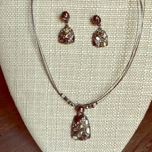 Chico’s Earring and necklace set
